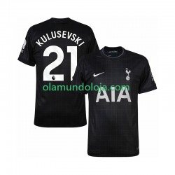 Camisola Tottenham Hotspur Kulusevski 21 Homem Equipamento Segundo 2025-2026 Manga Curta